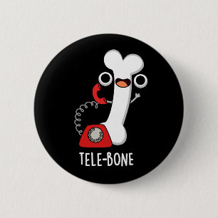 Tele-ben Rolig Ben Telefon Puns Mörk BG Knapp