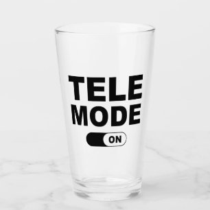Tele-läge på glaskopp