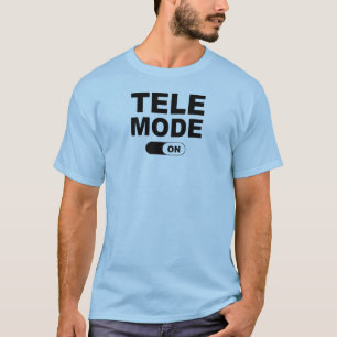 Tele-läge på t shirt