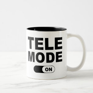 Tele-läge på Två-Tonad mugg