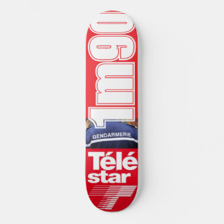 télé star gendarmerie 1 m90 mini skateboard bräda 18,5 cm