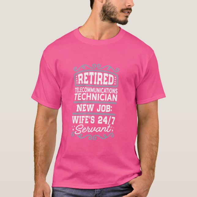 Telecommunications Technician Makfe's 247 S T Shirt (Framsida)