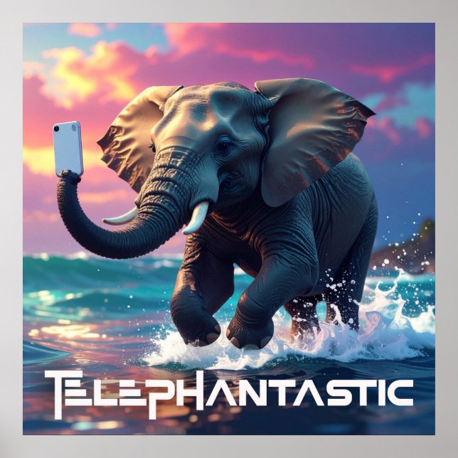 TELEFANTASTISK POSTER (Framsidan)