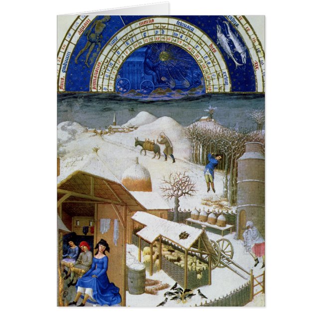 Telefax av Februari Hälsningskort (Framsidan)