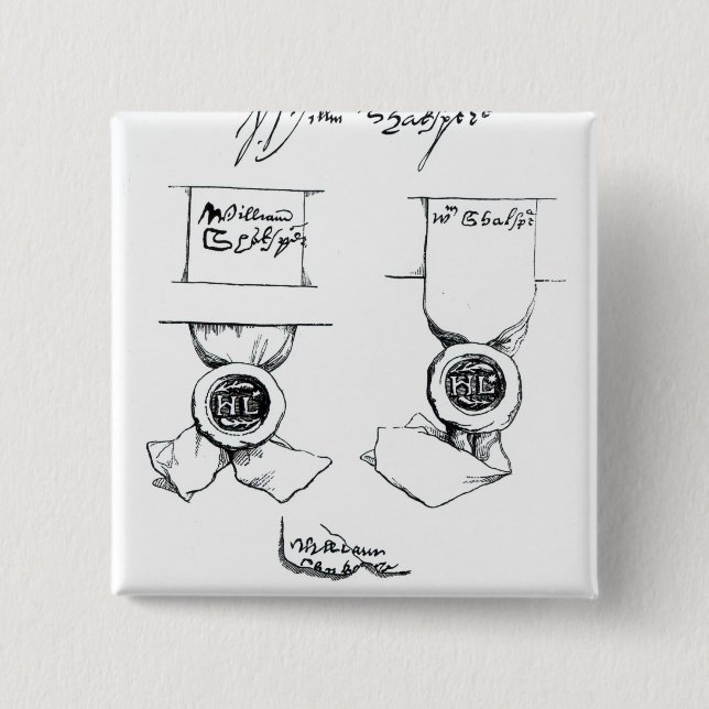 Telefaxar av Williams Shakespeare häfte Knapp (Framsida)