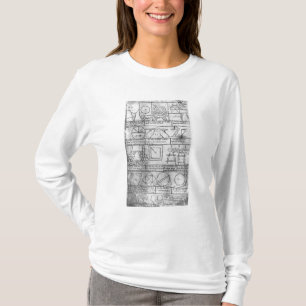 Telefaxen kopierar av geometriska figurer t shirt
