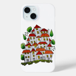 Telefon 15 fodral (Doodle - Handdragen)