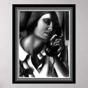 "Telefon" Art Deco Print - Tamara de Lempicka Poster