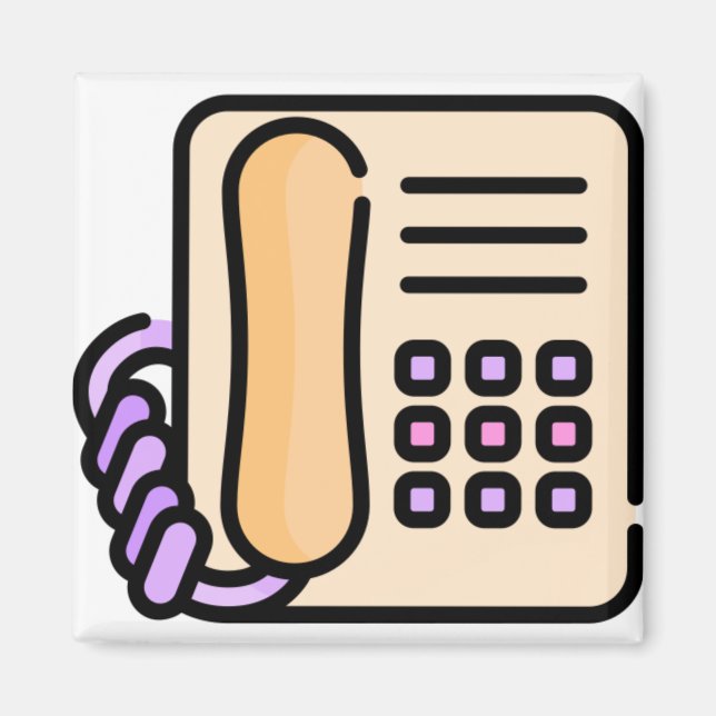 Telefon Magnet (Framsidan)