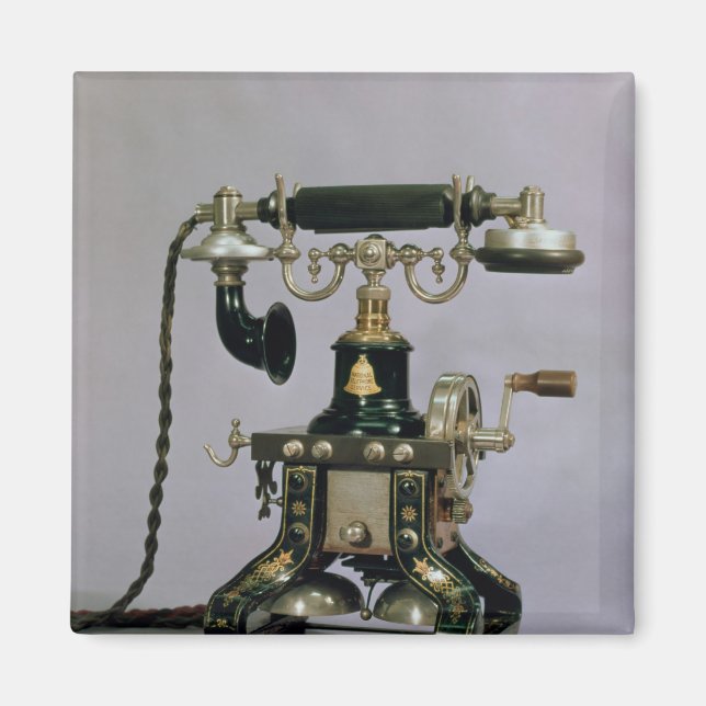 Telefon, nationell telefonitjänst, USA, 1890 Magnet (Framsidan)