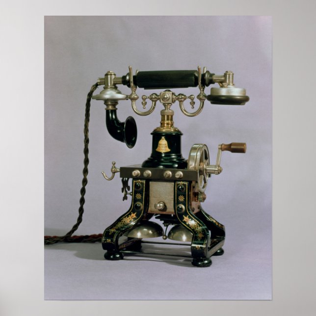 Telefon, nationell telefonitjänst, USA, 1890 Poster (Framsidan)