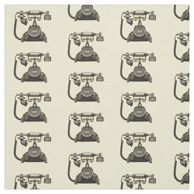 Telefon serieillustration tyg (Provkarta)