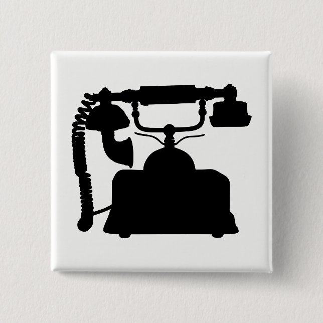 Telefon Silhouette Knapp (Framsida)