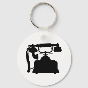 Telefon Silhouette Nyckelring