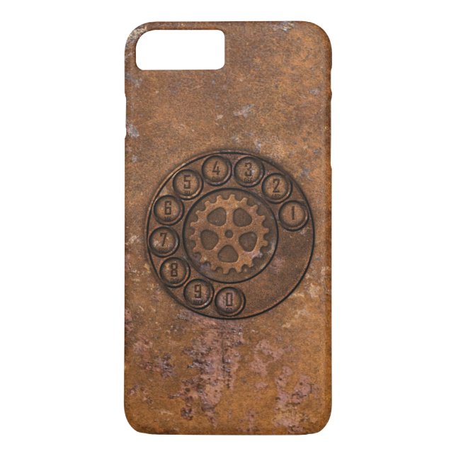 Telefon Steampunk för roterande visartavla Case-Mate iPhone Skal (Baksida)