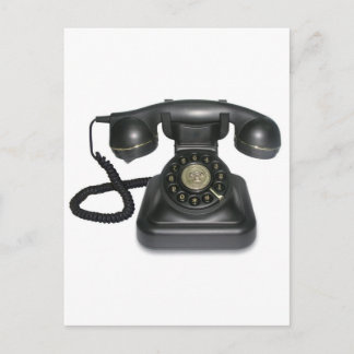 Telefon, vintage vykort