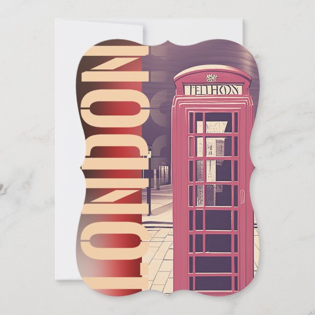 Telefonbås i London (Framsida)