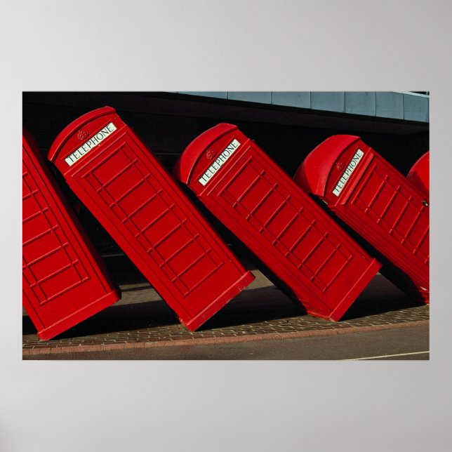 Telefonbås i London Poster (Framsidan)