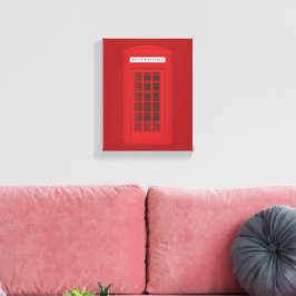 Telefonbox Canvastryck