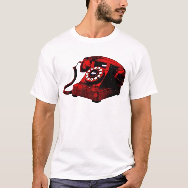 Telefonbox för popup-konst tee shirt (Framsida)