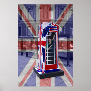 Telefonbox för royal poster