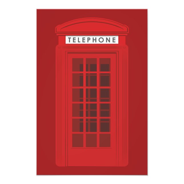 Telefonbox Fototryck (Framsidan)