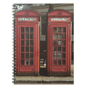 Telefonbox i London Anteckningsbok