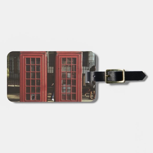 Telefonbox i London Bagagebricka (Horisontell Framsida)