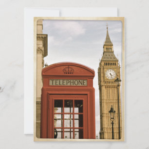 Telefonbox och Torn i Big Ben