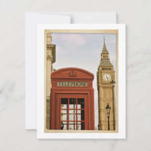 Telefonbox och Torn i Big Ben