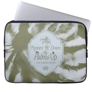 Telefoner Ned, Handflatan Up - White Lotus Laptop Fodral