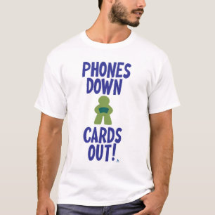 Telefoner ner-kort ut Boardgamerkonst T Shirt