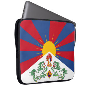 Telefonfall för Tibet-flagga Laptop Fodral