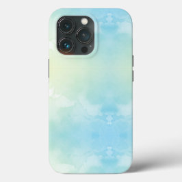 Telefonfodral som visar en mjuk pastell vattenfärg