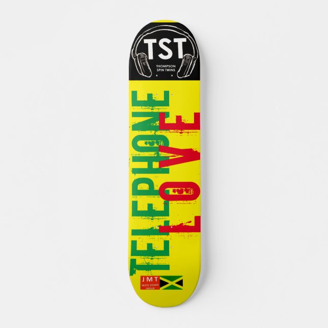 TELEFONKÄRLEK Skateboard, 7¾" Däck Mini Skateboard Bräda 18,5 Cm (Framsida)