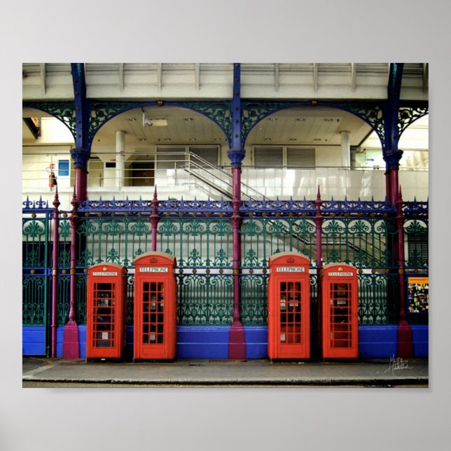 Telefonkiosker, Smithfield [Konsttryck] Poster (Framsidan)