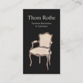 Telefonkort av möbler för raffinering och möbelsto