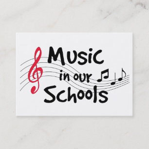 Telefonkort för musik visitkort