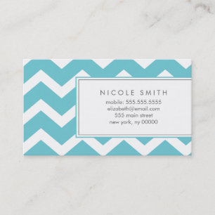 Telefonkorten Aqua Zig Zag Chevron Mönster