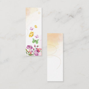 Telefonkortet Butterfly Bloom Vår Mini Bookmark