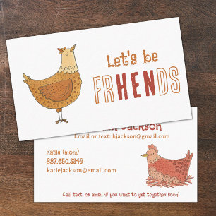 Telefonkortet Chicken Friends Pun Kids