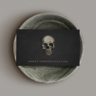 Telefonkortet Creepy Skull Black