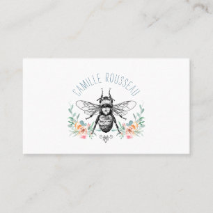 Telefonkortet elegant Bee-Blommigt