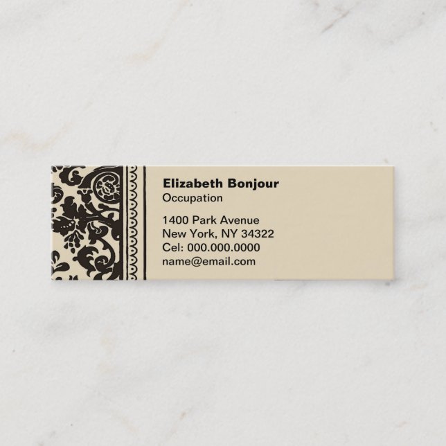 Telefonkortet fransk Creme Slim (Framsida)