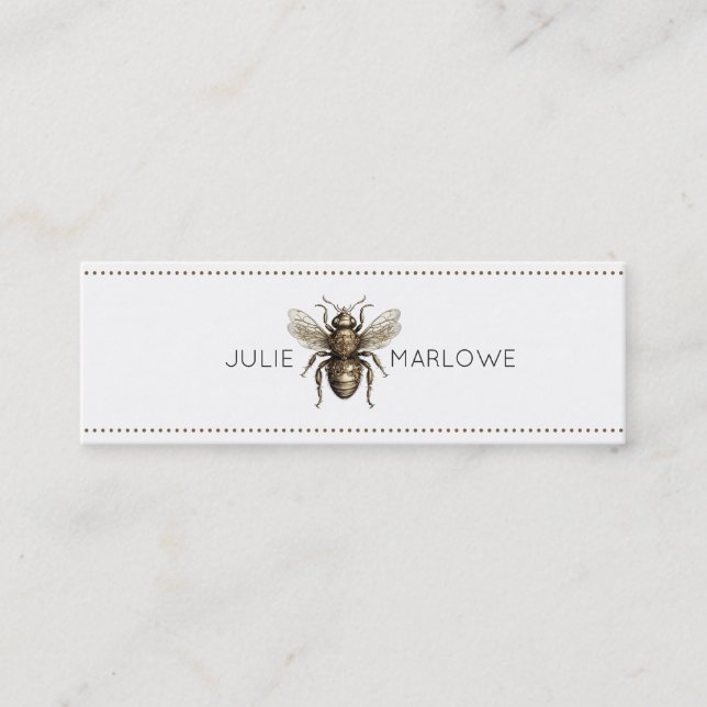 Telefonkortet Golden Bee Smala Mini Visitkort (Framsida)