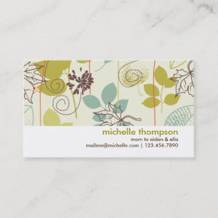 Telefonkortet Mint n Olive Nature Patterned Mamma