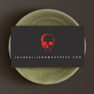 Telefonkortet Red Skull Black