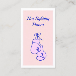 Telefonkortet rosa Boxing Glove
