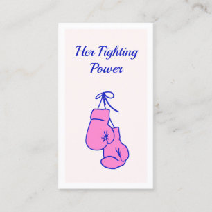 Telefonkortet rosa Boxing Glove