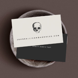 Telefonkortet Simple Modern Skull